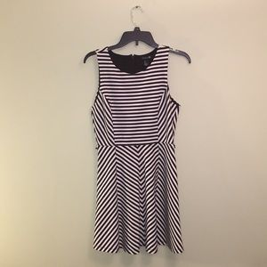 Forever 21 black and white striped dress